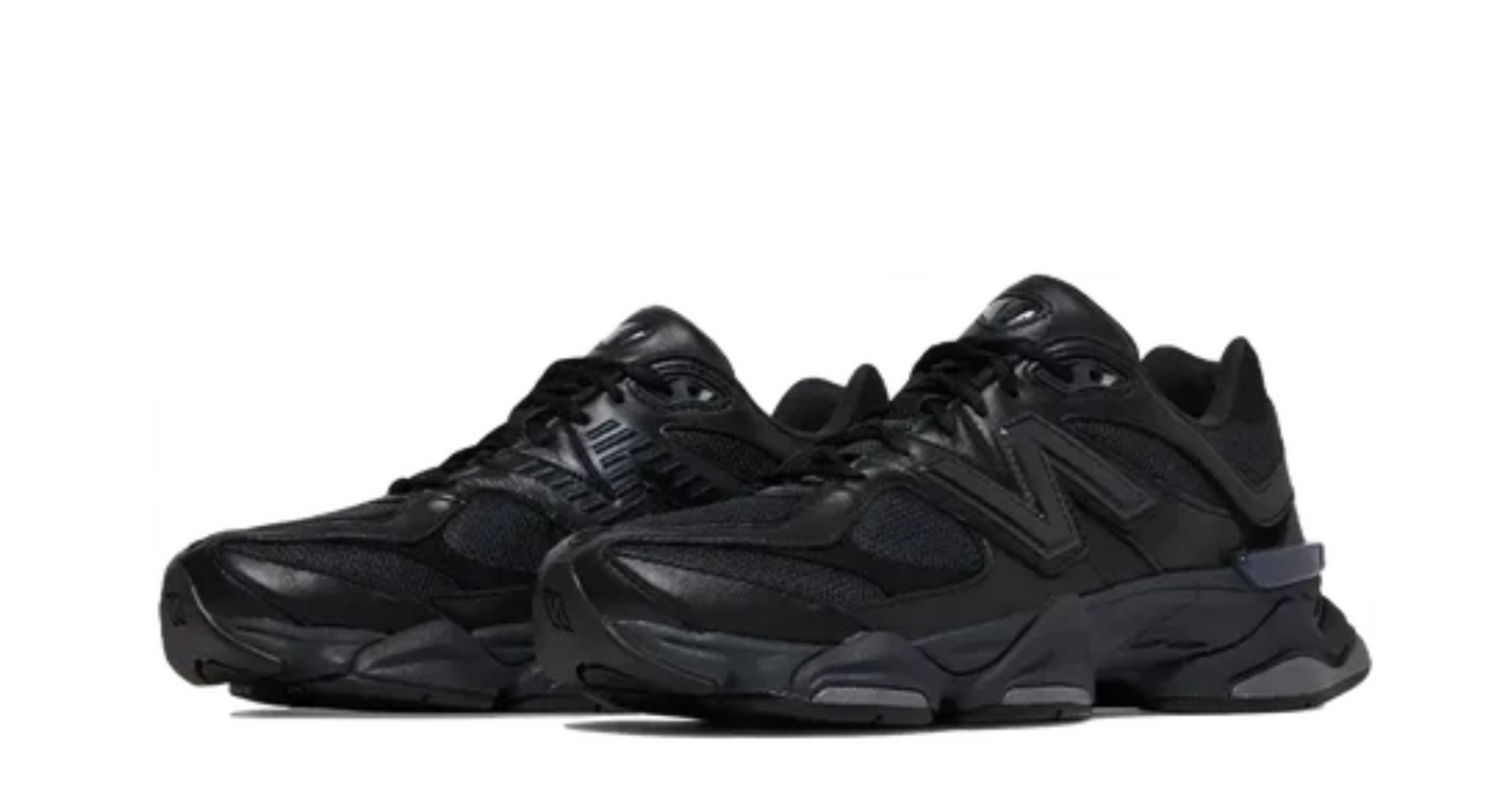 New Balance 9060 'Triple Black Leather'