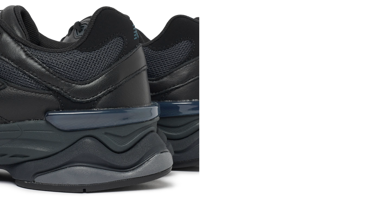 New Balance 9060 'Triple Black Leather'