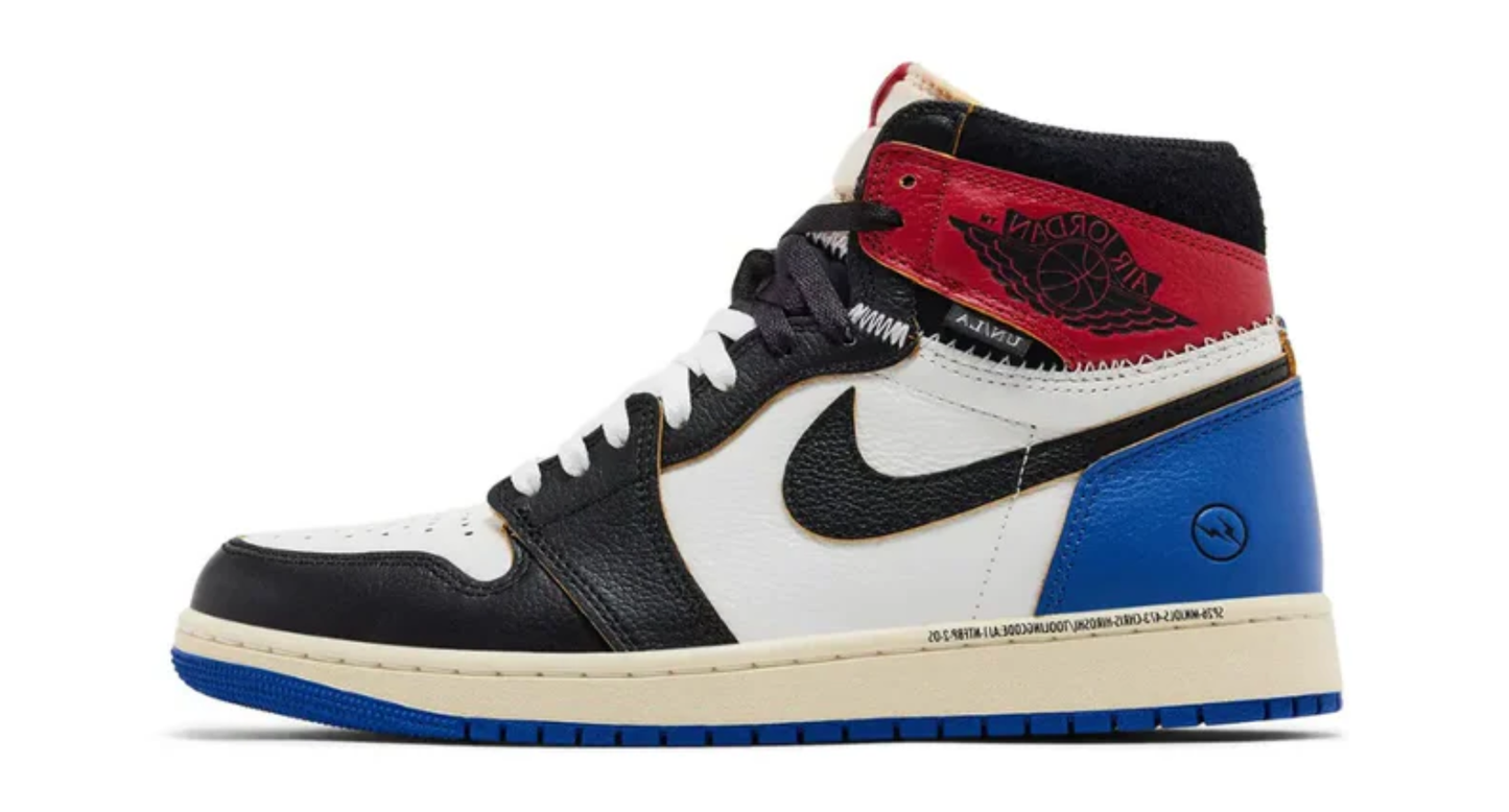 Nike Air Jordan 1 Retro High OG SP Fragment x Union LA 'Varsity Red Sport Royal'