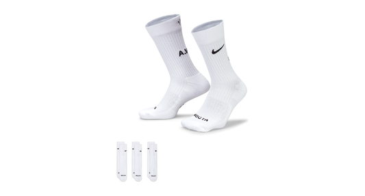 Șosete Nike x NOCTA Crew Pack of 3 Socks 'White' SS23