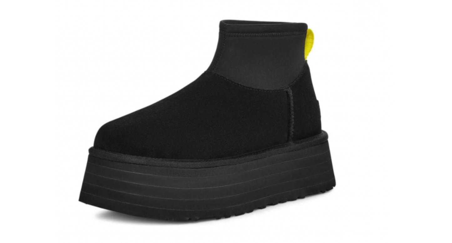 UGG Classic Mini Dipper Boot 'Black Yellow'