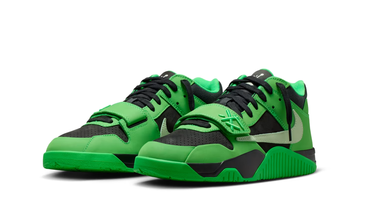 Nike Jordan Jumpman Jack CJ1 T-Rexx Travis Scott 'Green Spark'