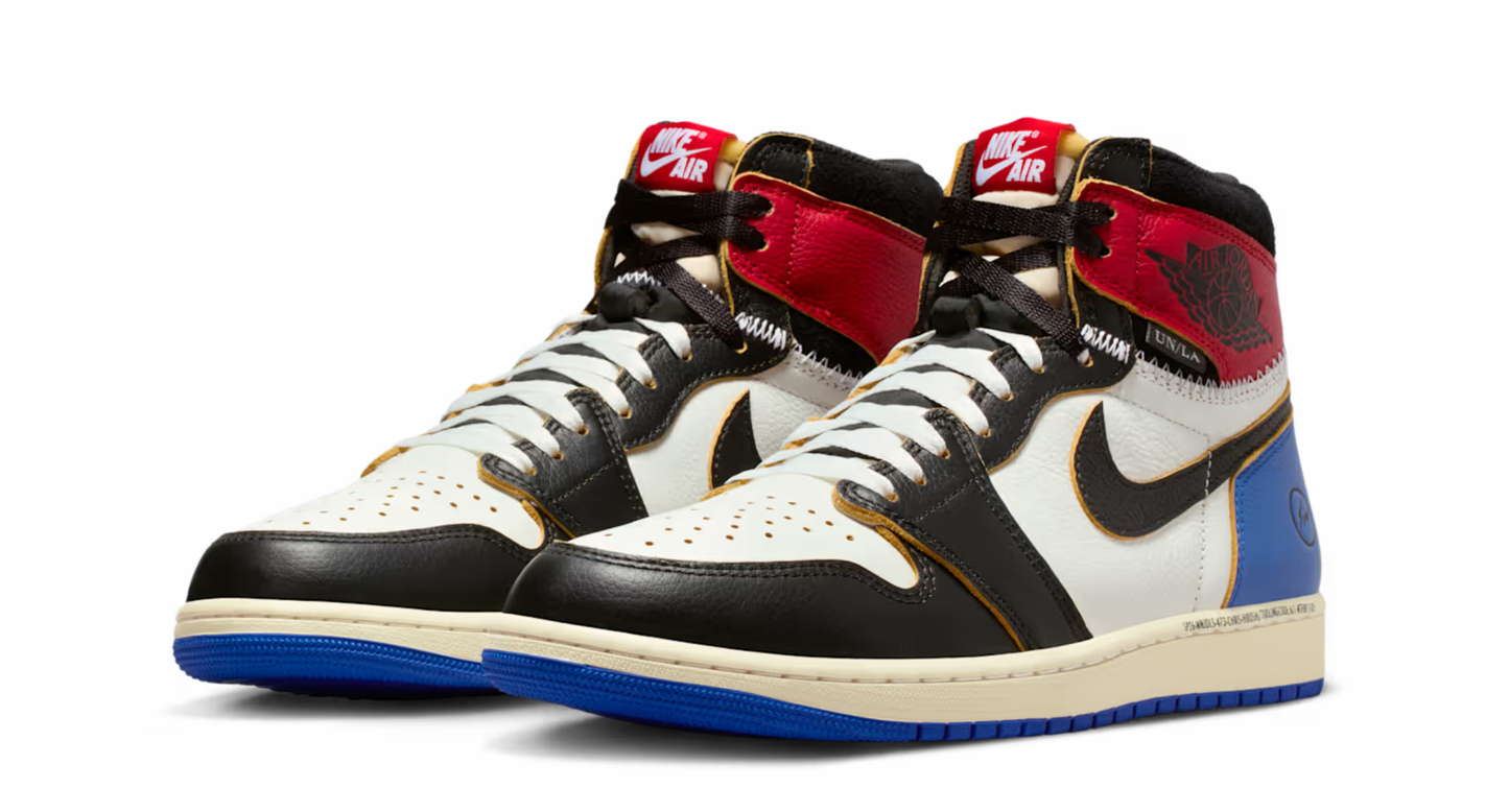 Nike Air Jordan 1 Retro High OG SP Fragment x Union LA 'Varsity Red Sport Royal'