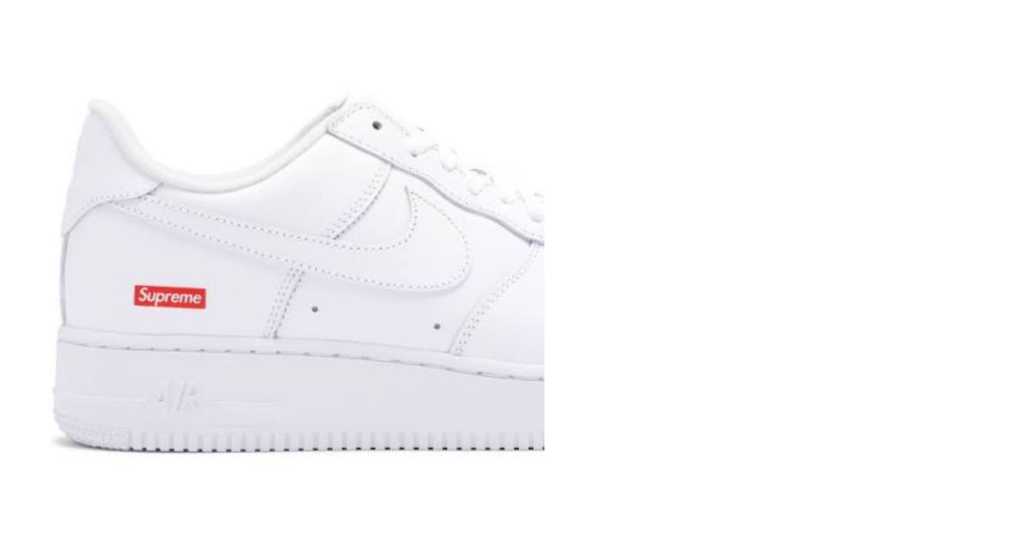 Nike Air Force 1 Low Supreme 'White'