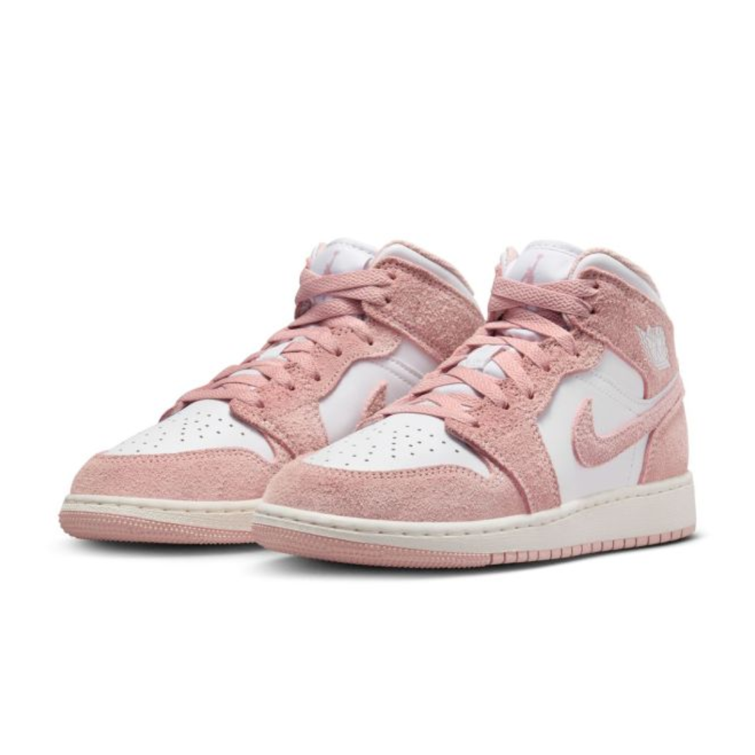 GS Nike Air Jordan 1 Mid 'Legend Pink'