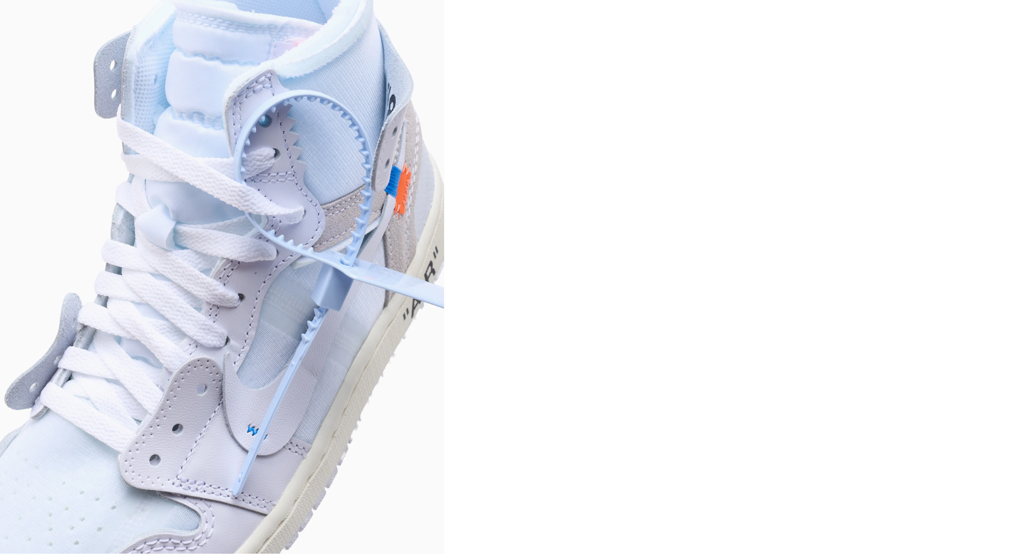 Nike Air Jordan 1 Retro High OFF WHITE Virgil Abloh Archive 'Alaska'
