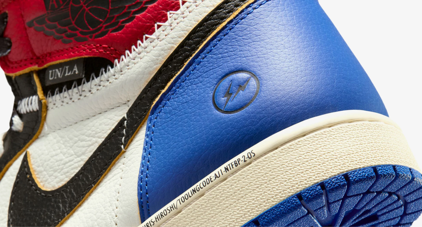 Nike Air Jordan 1 Retro High OG SP Fragment x Union LA 'Varsity Red Sport Royal'