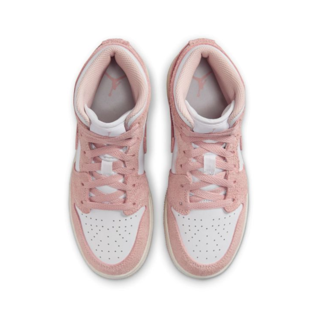 GS Nike Air Jordan 1 Mid 'Legend Pink'