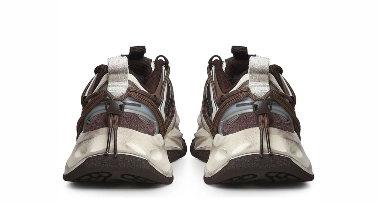 Adidas XLG Runner Deluxe 2.0 'Off White Aurora Coffee Trace Green Metallic'