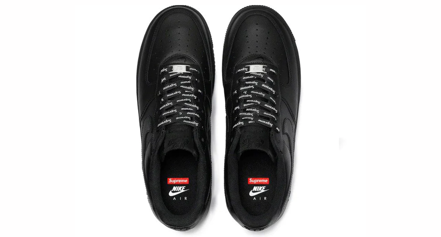Nike Air Force 1 Low Supreme 'Black'
